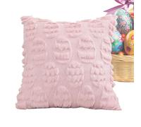 Holiday Pillow Protector - Festive Interior Accent for Couch and Chair Display | Soft Woven Material with Concealed Fastening, Farmhouse Style Square Wrap, Washable Textile for Home Decor Setup