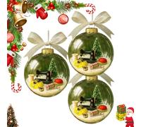Holiday Sewing Ornament, Christmas Decorations, Personalized Quilter Christmas Keepsake, Sewer Gift, Sewings Lovers Gift for Quilter, Seamstress Acrylic Ornaments Xmas Tree Decor(Stylea,3pcs)