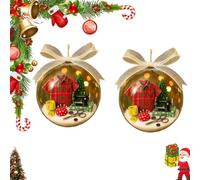 Holiday Sewing Ornament, Christmas Decorations, Personalized Quilter Christmas Keepsake, Sewer Gift, Sewings Lovers Gift for Quilter, Seamstress Acrylic Ornaments Xmas Tree Decor(Styleb,2pcs)