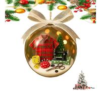 Holiday Sewing Snow Globe Ornament, Vintage Sewing Machine Christmas Tree Decoration, Retro Sewings Machine - Themed Holiday Cozy Wishes for Sewists or Families,Friends (02)