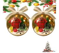 Holiday Sewing Snow Globe Ornament, Vintage Sewing Machine Christmas Tree Decoration, Retro Sewings Machine - Themed Holiday Cozy Wishes for Sewists or Families,Friends (03)