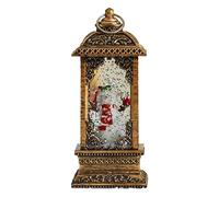 Holiday Snow Lantern - Illuminated Christmas Globe with Santa Scene | Festive Ornament for Tree, Bedroom, and Windowsill Display, Men, Women, Teens, and Seasonal Home Styling