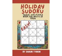 Holiday Sudoku: Travel Size Puzzle Book for Adults & Teens
