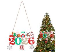 Holiday Tree Ornaments - Christmas Pendant Decor | Versatile Indoor Outdoor Decorations with Easy Feature for Trees Walls Front Doors Patios Garden and Seasonal Party Displays