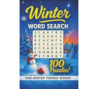 Holiday Word Search Fun: 100 Festive Puzzles to Brighten Your Winter Season: Relax and unwind with cheerful winter-themed crosswords for cozy nights by the fire