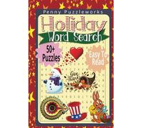 Holiday Word Search Puzzles: Christmas, Halloween, Easter, and More | 50+ Themed Puzzles |6x9 |Perfect for Gifts, Travel, and Family Fun