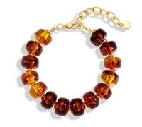 HolidayQbee Braccialetti di perline per le donne delicato braccialetto grosso perline boho estate braccialetto moda trendy pietra perline braccialetto spiaggia gioielli regali, Medium, Non pietra