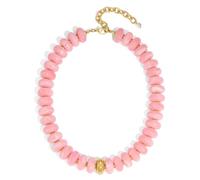 HolidayQbee Collana con perline da donna con perline grosse collana girocollo Boho ovale perline collane moda moda moda estate spiaggia gioielli regali, Resina, Non pietra preziosa