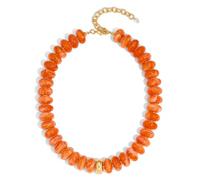 HolidayQbee Collana di perline per le donne Boho Bead Chunky collana grande collana di perline moda moda estate collane colorate vacanze vocazione gioielli regali, Resina, Non pietra preziosa