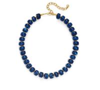 HolidayQbee Collana di perline per le donne Boho Bead Gemstone Chunky collana grande collana di perline moda moda estate collane gioielli regali, Resina, Non pietra preziosa