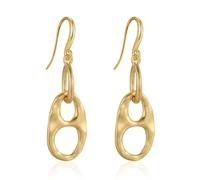 HolidayQbee Orecchini in oro da donna, ipoallergenici, leggeri, non si ossidano, gioielli alla moda regalo per sua mamma, compleanno, anniversario