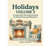 Holidays: A Large-Print Word Search Book for Reminiscing and Relaxation