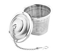 HOLIDYOYO 1 pezzo Infusore per Tè e Spezie Acciaio Inossidabile Filtri Riutilizzabili con Clip per Tazza per Tè e Condimenti Facile da Rimuovere e