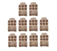 HOLIDYOYO 10 Pezzi vassoio delle uova vassoi per uova porta casse di cremagliera frigorifero vassoio per riutilizzabile contenitore per la conservazione delle Carta