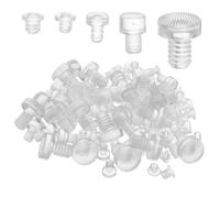 HOLIDYOYO 100 Pezzi Paraspigoli Trasparenti per Mobili Ammortizzatori Anticollisione per Armadi Piedini Livellatori per Tavoli e Sedie Protezione Angoli e Stabilizzatori per Casa e Ufficio