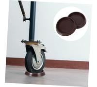 HOLIDYOYO 12 pezzi Antiscivolo per Mobili in Plastica Tazze Rotonde per Ruote con Protezione Pavimenti Supporti per Letto Tavolo e Poltrona