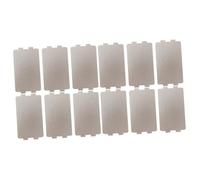 HOLIDYOYO 12pezzi Copertura Per Waveguide Mica Per Microonde Isolamento Termico e Perfetta Per Proteggere Tuo Elettrodomestico