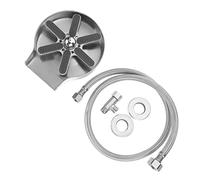 HOLIDYOYO 1Set Lavaggio per Lavello Dispositivo Sciacquatura con Tubo da Lavabottiglie e Lavabicchieri Acciaio Inossidabile