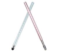 HOLIDYOYO 2 Penne Stilo Capacitive per Touchscreen Penne per Tablet e Smartphone per Appunti e Disegno Compatibili Laptop e Dispositivi Digitali senza Ricarica Colori Rosa e Azzurro per