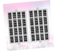 HOLIDYOYO 2 pezzi Filtro Aria Attivo per Frigorifero Purificatore Odori Grigio Accessori Facili da Installare per Casa Riduce Odori e Mantiene Freschezza Alimenti