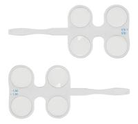 HOLIDYOYO 2 Pezzi Flipper Ottici per Optometria Lenti Doppia Faccia e Strumenti per Allenamento Visivo e Valutazione Precisa Leggeri e Portatili per Scuola Casa e Clinica