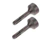 HOLIDYOYO 2 Pezzi Hammer Drill Bit Replacement Heavy Duty Alloy Rotary Ground Rod Driver For Pile Driving Chiseling Ventilation Installation Adjustable Impact Force For Concrete Brick Stone