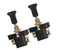 HOLIDYOYO 2 Pezzi Interruttore Fari 12V 24V a Trazione Singola per Camion Motore 123 Interruttore Porta Lato Guida per Controllo Luci Auto e Barche