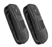 HOLIDYOYO 2 Pezzi Organizer Parasole Auto in PU Resistente Porta Documenti e Occhiali da Sole Custodia Multi Tasche per Carte e Polizze per Interni Auto e Camion