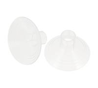 HOLIDYOYO 2 Pezzi Tampone Anti Reflusso per Tiralatte, Cuscinetto in Gel di Silice Bianco, Accessorio per Pompe, Superficie Liscia, Sicuro per Genitori e Bebè