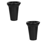 HOLIDYOYO 2 Pz barile di spiedo vasche Barra di Scarico del Ghiaccio Secchiello per Birra Nera Garbo Contenitore Ghiaccio sputacchiere da Vino a Doppia spiga Secchi sputacchiera Bar Black