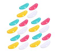 HOLIDYOYO 20 pezzi Spremi Dentifricio Manuale Rotante con Clip Appendibile Adatto Tubetti Morbidi per Dentifricio Crema Mani Detergente Viso Risparmio Prodotto e Organizzazione Bagno