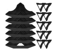 HOLIDYOYO 20 Pezzi Supporto per Collezione Cubi Base in Trasparente e Nero Treppiede Stabile per Puzzle Cube Organizer Leggero e Portatile per Esposizione da Tavolo