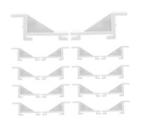 HOLIDYOYO 20pezzi Clip Di Supporto in Plastica Per Mensole Di Frigorifero e Congelatore Ganci Robusti Per Ripiani Facile Installazione Senza Attrezzi Organizzazione Efficiente Per Stoccaggio