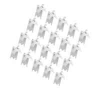 HOLIDYOYO 20pezzi Clip Mensola Congelatore in Acciaio Inox Spessore Ganci Per Ripiani Frigorifero Multifunzione Facili Da Installare Supporto Resistente Per Scaffali Cucina e Congelatori