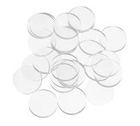 HOLIDYOYO 25 Pezzi 25 Pezzi Cuscinetti Antiscivolo per Piano Tavolo in Vetro Trasparente 20 Mm, Distanziatori Paraurti Non Adesivi in Silicone, Protezione Stabilizzatori per Mobili Casa