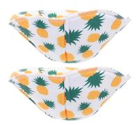 HOLIDYOYO 2pezzi Copribowls Isolante Per Microonde Da Resistenti Al Calore Facili Da Lavare e Portatili Con Design Fruttato Per La Cucina