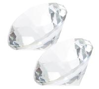 HOLIDYOYO 2pezzi Decorazione con Diamanti di Trasparenti per Centrotavola Riempitivi Scintillanti per Matrimoni e Feste Effetto Realistico e Romantico di per Ogni Occasione
