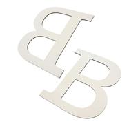 HOLIDYOYO 2pezzi Lettere Legno Grandi b Da Lettere Vuote Da Decorare Per Feste e Decorazioni Murali Per La Stanza Dei Ragazzo Ragazza e Installare