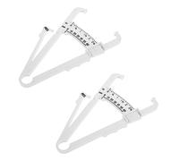 HOLIDYOYO 2pezzi Strumento Per Grasso Corporeo Pinza Portatile Per Misurazione Spessore Leggero e Compatto Per Misurare Grasso Addominale Vita Braccia Fianchi e Gambe