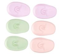 HOLIDYOYO 3 Paia di Paraorecchie in Silicone per Tintura Chioma, Protezione Auricolare Resistente All'acqua al Calore, Comode e Portatili per Uso Durante la Tinta e Arricciacapelli