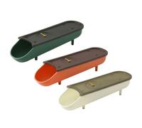 HOLIDYOYO 3 pezzi Contenitori Uova Frigorifero con Coperchio e Indicatore Scatole Impilabili Antiscivolo per Conservazione e Organizzazione Uova Design Automatico Rotolamento Bianco Verde