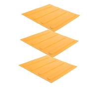 HOLIDYOYO 3 pezzi Piastrelle Tattile Antiscivolo in PVC Mattonelle Pavimentazione Cieca per Percorsi Pedonali Sicuri Resistente Esterno e Interno Indicatore Tattile per Ipovedenti