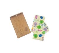 HOLIDYOYO 3 pezzi Wraps Cera Api con Design Riutilizzabili per Frutta e Snack Sostenibilper La Conservazione Alimenti