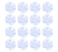 HOLIDYOYO 30 Ventose Bifacciali Trasparenti per Tavolo in Vetro, Distanziatori in Pvc Resistenti da 20 Mm, Cuscinetti Antiscivolo Riutilizzabili per Piani Tavolo Trasparenti