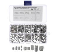 HOLIDYOYO 300 pezzi Viti in Acciaio Inox Assortimento senza Testa Viti Testa Interne Fissaggi Precisi Resistenti e Antistrappo Kit Completo per Progetti Meccanici e Industriali