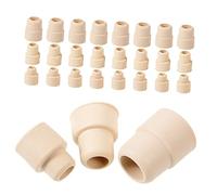 HOLIDYOYO 30pezzi Tappi in Gomma Per Bottiglie Fermentate Tappi Per Brocche Multifunzione Adatti Per Provette Fiasche Conservare Vino Idromele Sidro Crauti Vino Forte Design Semplice Lisci e