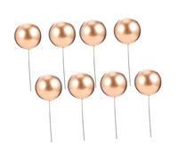 HOLIDYOYO 36 Pezzi Palla decorativa della torta di palline per cupcake Nozze compleanno toppers palloncini matrimonio palloncini sposi palloncini per matrimonio Schiuma Golden