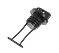 HOLIDYOYO 4 Kit Tappi Scarico per in Plastica Nera Tappi Filettati per Drenaggio Kayak e con Guarnizione in Gomma Anti-infiltrazione Facili Installare e Proteggi Scafo