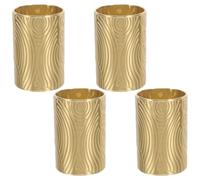 HOLIDYOYO 4 pezzi di pomelli in stile cinese, coprimaniglia per mobile in oro, protezione per cassettiere, accessori per mobili antichi per camera da letto e cucina B