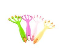 HOLIDYOYO 4 pezzi Massaggiatore Manuale Rulli con Artigli per Testa Piedi e Corpo Compatto e Portatile per Stimolazione Riflessologica Completo Adatto Tutti Colore Casuale Colore Casuale